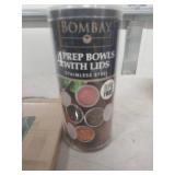 Kitchen Essentials Bundle - Bamboo Cutting Board and Prep Bowls Set