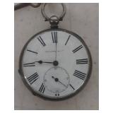 Williams & Co Pocket Watch with Chain and Key