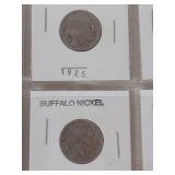(6) 1920s-1930s Buffalo Nickel Collection