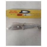 7.25" Boot Knife Hunting Knife with Leather Sheath