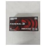 Federal American Eagle 9mm Luger 124gr FMJ - 50 Rounds