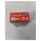 Federal American Eagle 9mm Luger 124gr FMJ - 50 Rounds