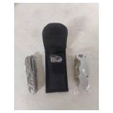 Orange County Choppers Multi-Tool Set and Box Knife with Blades and Case