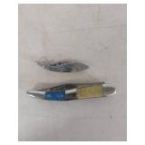 Decorative Fish Knife and Two-Tone Folding Pocket Knife Set