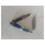 Decorative Fish Knife and Two-Tone Folding Pocket Knife Set