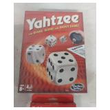 Classic Board Games Bundle - Chess Checkers Tic Tac Toe and Yahtzee Set