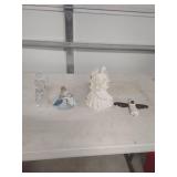 Mikasa Herald Angelic Harp Crystal Figurine and other angel figures