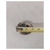 Fish belt buckle with Turquoise and Coral