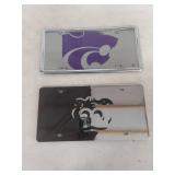 Kansas State Wildcats and Pitt State Gorillas Vanity Plates