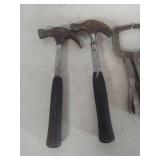 Mixed Lot of Tools - Hammers, Vise Grip and Adjustable Wrenches