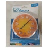 La Crosse 5" Dial Thermometer and Sisal Rope Bundle