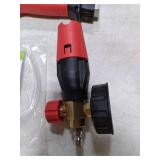 DUSICHIN Pressure Washer Gun Swivel Joint 4000 PSI Snow Foam Cannon Dual-Ended Shift Valve 7 Nozzles, Foam Lance Kit Dual Connector 7 Pressure Washer Tip holders 3/8 Fitting M22-14 M22-15 DUS2913