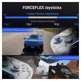 FLYDIGI Apex 5 PC Controller, Forceflex Joystick 2.0, ForceAdapt Triggers, 3ms Ultra-Low Latency, RGB Light Bar, Full-Color LCD Display,1500mAh Battery PC/NS/Android/TV