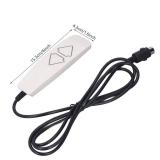 Yulatik Universal Lift Chair Remote Replacement, 2 Button Power Recliner Hand Control, 5 Pin Round Plug Compatible with Okin Limoss Dewert Kaidi Motor (A)