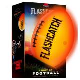 FlashCatch Light Up Football - Glow in The Dark Ball - NO 6 - Boys Gifts - Outdoor Sports, Birthday Gifts for Boys 8-15+ Year Old - Kids Teenage Youth Gift Ideas - Boy Toys Ages 8 9 10 11 12 13 14 15