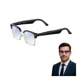 nexlenz AI Translation Glasses Real-Time Voice&Video Translation,Free AI Model,Simultaneous Interpretation,Bluetooth Calls&Audio,Smart Voice Assistant,25g Lightweight,IP67 Waterproof