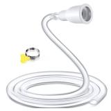 Frienda Faucet Hose Adapter for Sink, 6.1FT PVC Tube with Adjustable Faucet Connector, Hose Clamp & Zip Tie, Portable Water Transfer Accessories for Sink, Bucket, Outdoor Cleaning