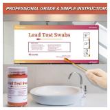 AAwipes Lead Test Swab Kit BULK 30-Second Results. Dip in Water. Home Use for All Surfaces - Painted, Dishes, Toys, Jewelry, Metal, Ceramics, Wood