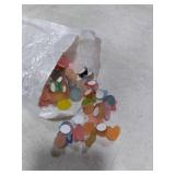 Ruoxian BULK 3D Clear Resin Hearts, Stars, Animal Faces Multicolor Stickers - Self Adhesive for Cups, Monitors, Mugs, Refrigerators