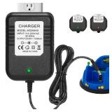 6 Volt Charger for Flybar/Kidzone Bumper Car Replacement Chargers for Kids Ride On Car Toys 6V Battery Charger for Ride on with Charging Indicator Light,Input: AC110-240V,Output: 6V 1A