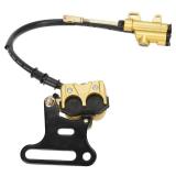 FVRITO 12mm Rear Disc Hydraulic Brake Master Cylinder Caliper Assembly Pad for 70cc 90cc 110cc 125cc 140cc 150cc SSR apollo Taotao Coolster Roketa SDG 107 Pitster Pro Atomik Sikk Chinese Pit Dirt Bike