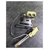 FVRITO 12mm Rear Disc Hydraulic Brake Master Cylinder Caliper Assembly Pad for 70cc 90cc 110cc 125cc 140cc 150cc SSR apollo Taotao Coolster Roketa SDG 107 Pitster Pro Atomik Sikk Chinese Pit Dirt Bike