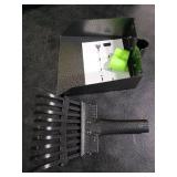 TOOGE Pooper Scooper, Dog Pooper Scooper Long Handle Stainless Metal Tray and Rake for Medium Small Dogs Heavy Duty Pet Supplies to Use for Grass, Dirt or Gravel