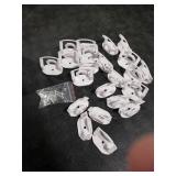 22 Pack Adhesive Hat Hooks for Wall, Super Strong Hat Rack for Baseball Caps, Hat Organizer Display for Home Decor, Hat Hangers Holder for Wall, Door, Closet, No Drilling - USA Patented (White)