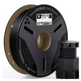 ELEGOO Carbon Fiber PETG Filament 1.75 mm Black 0.5KG, High Strength & Rigidity PETG-CF 3D Printing Filament, Abrasion Resistance for Functional Parts, 500g Spool Fits for Most FDM 3D Printers