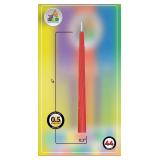 Ner Mitzvah Colorful Chanukah Candles 1-Pack - Standard Size Fits Most Menorahs - Premium Quality Wax - Assorted Colors - Bulk Pack for All 8 Nights of Hanukkah