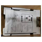 TEAMIX 20 Inch Monitor Stand Riser, Black Desktop Stand for PC/TV/Laptop/Printer, Wood Monitor Riser with Storage, Computer Stand Keyboard Organizer