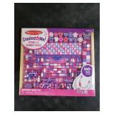 Melissa & Doug Created by Me! Sparkle & Shimmer Beads Wooden Bead Kit, 340+ Beads for Jewelry-Making
