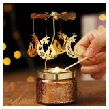 Cat Gifts for Women, Birthday Gifts for Mom Daughter Sister Wife, Unique Gift for Friend Women Rotatable Scented Candles Gift for Christmas Anniversary Mothers Day (Moon and Cat)