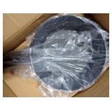 VORRINGARD Pre-seasoned Cast Iron Double Dutch Oven Pot with Skillet Lid, for Bread Baking, Outdoor, Campfire Cooking, 3 Quart