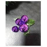 Purple Ribbon Advent Wreath Ring Candle Holder for Pillar Advent Candles - Large Size - Christmas Advent Wreaths Candleholder Stand - Advent Candle Decor - Advent Gifts