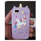 Kids Smart Phone for Girls, Christmas Birthday Gifts for Girls Age 3-10 Kids Toys Cell Phone, 2.8 Touchscreen Toddler Learning Play Toy Phone with Dual Camera, Game, Music Player, 8GB Card Purple