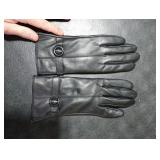 Faux Leather Gloves Size Small