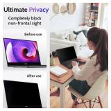 16&16.1 Laptop Privacy Screen Compatible with Lenovo Hp Dell Acer Asus Thinkpad Envy Xps Computer 16:9 Aspect, Removable Anti Glare Blue Light Filter Protector, Peslv 16 Inch Monitor Security Shield