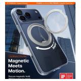 TORRAS 360 Magnetic Stand for iPhone 17 Pro Max Case, [Fit for MagSafe] [4X Military-Grade Protection] Slim Case for iPhone 17 Pro Max 6.9 2025, Clear, Ostand O3 Fitness Series