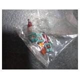 Warm Multi Color Christmas Lights - 6.3 ft String of 35 Incandescent Mini Bulbs Multifunctional Lighting Modes, for Decorative, Bedroom, Outdoor, Xmas Twinkle Tree Lights with Green Wire Total 6.6 ft