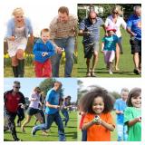 24 Packs Halloween Game Eyeball Spoon Relay Race Toy Set- Indoor Outdoor Party Supplies Decorations