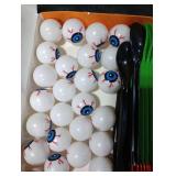 24 Packs Halloween Game Eyeball Spoon Relay Race Toy Set- Indoor Outdoor Party Supplies Decorations