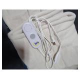 Serta Heated Throw Blanket - Reversible Fleece to Sherpa Electric Blanket, Fast Heating, Auto Shut Off Timer, Multi Heat Setting, ETL Certified, Machine Washable, Tan 50x 60