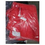 Amearea Premium Soft Area Rug 4x5.3 Feet, Modern Fluffy Rugs for Living Room, Shag Carpet for Bedroom Nursery Playroom Teen Home Decor, Comfortable Indoor Furry Dorm Carpets, Red