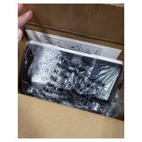 GiveBest Wall Heater for Bathroom, 1500W Fast Heating Electric Space Heater with ALCI Plug, Adjustable Thermostat, 3 Heating Modes, 24H Timer, Easy Mounted Heater for Indoor Use, Home, Office, White