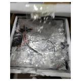 CALOKES Outdoor Flush Mount Motion Sensor Ceiling Light - Timeless Industrial Design with Seeded Clear Glass for Your Porch, Driveway, Covered Patio, Farmhouse, and Entryway