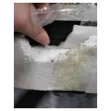 CALOKES Outdoor Flush Mount Motion Sensor Ceiling Light - Timeless Industrial Design with Seeded Clear Glass for Your Porch, Driveway, Covered Patio, Farmhouse, and Entryway