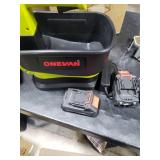 ONEVAN Seed Spreader, Handheld Battery Operated Spreader with 2x2000mAh Batteries, 5.5L Large Capacity Hopper, 6 Speed Levels, Available Year-Round, Grass Seed, Rock Salt, Fertilizer & Ice Melt