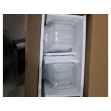 Glass Soup Containers with Lids 32 oz, 4 Cup Glass Storage Containers, Tall Borosilicate Glass Food Storage Containers for Lunch, Ice Cream, Travel and Deli, Soup Freezer Safe Containers with Lids