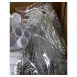 Teepee Tent for Kids Sleepover Party 2 Pack: Inflatable Airbed & Star Lights & Colored Flag - Indoor Outdoor Toddler Play Tent for Girls Boys Birthday Gifts Slumber Party (White)